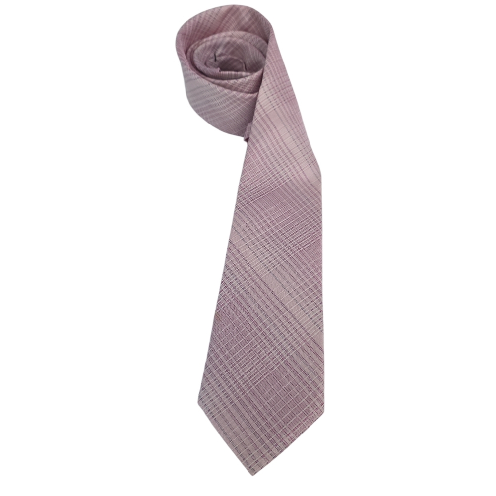 Calvin Klein Designer Pink Stripe Necktie